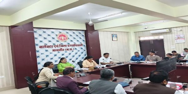 मंदसौर: शिक्षा विभाग 8 मार्च से पहले सभी स्कूलों में महिलाओंं के लिए शौचालय बनवाए : कलेक्टर अदिती गर्ग