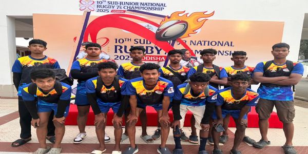 झारखंड सब जूनियर रग्बी टीम चैंपियनशिप में भाग लेने के लिए रवाना