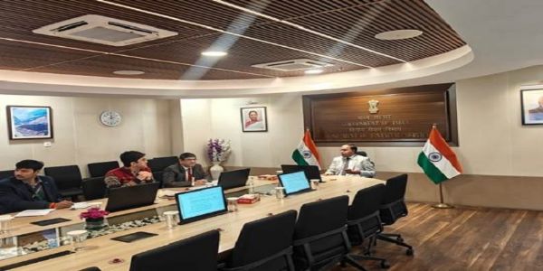 डीएफएस के सचिव एम. नागराजू की अध्यक्षता में हुई बैठक का जारी फोटो डीएफएस के सचिव एम. नागराजू की अध्यक्षता में हुई बैठक का जारी फोटो