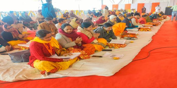 अयोध्या : द्वितीय प्रतिष्ठा द्वादशी महोत्सव में रामचरितमानस पाठ का हुआ समापन