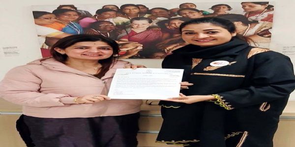 हिसार : साक्षी चौधरी बनी आल इंडिया महिला कांग्रेस की प्रदेश सचिव