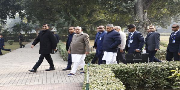 मुख्यमंत्री नीतीश कुमार ने किया कुम्हरार पार्क का निरीक्षण, सौंदर्यीकरण के दिए निर्देश