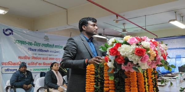 जन्म-मृत्यु निबंधन कार्य में कोताही बर्दाश्‍त नहीं करेंगे : भजन्‍त्री