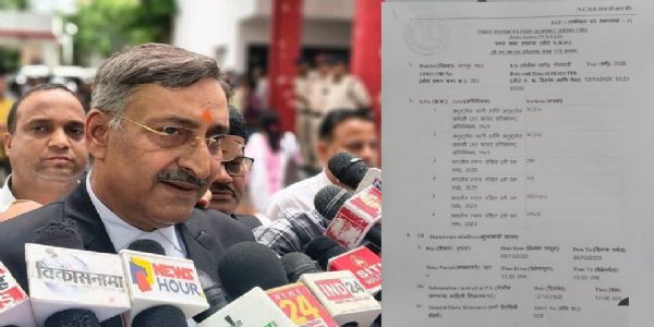 एडवोकेट अनिल मिश्रा कोर्ट में पेश, डॉ. अंबेडकर चित्र जलाने के आरोप में सात पर एफआईआर, चार गिरफ्तार