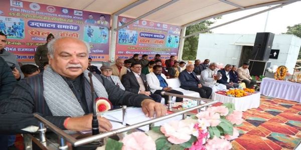 ग्वालियरः 69वी राष्ट्रीय शालेय बालिका हॉकी प्रतियोगिता का भव्य शुभारंभ