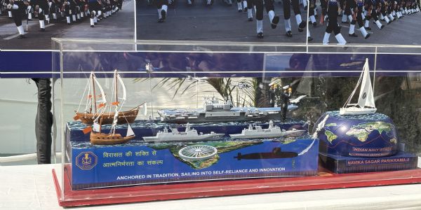 गणतंत्र दिवस परेड में नौसेना झांकी के जरिए दिखाएगी भारत की समुद्री ताकत