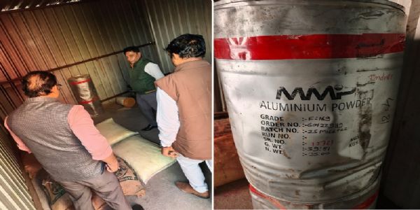 इंदौरः अवैध पटाखा निर्माण पर बड़ी कार्रवाई, बड़ी मात्रा में विस्फोटक सामग्री जप्त