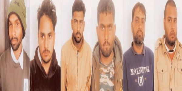 अंतरराष्ट्रीय साइबर ठगी गिरोह का किया खुलासा : 1100 करोड़ की ठगी में शामिल छह आरोपित गिरफ्तार