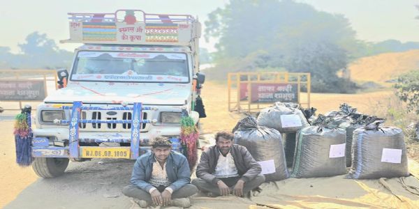 शंभूपुरा पुलिस ने पकड़ा डोडा चूरा, पिकअप में कर रहे थे परिवहन