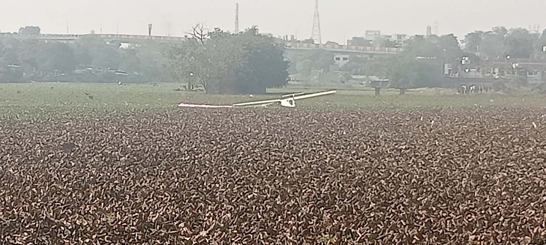 दुर्घटना स्थल का छाया चित्र