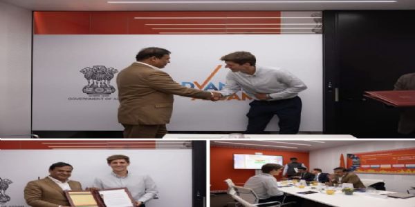 दावोस में मुख्यमंत्री की वराहा ग्रुप से बातचीत