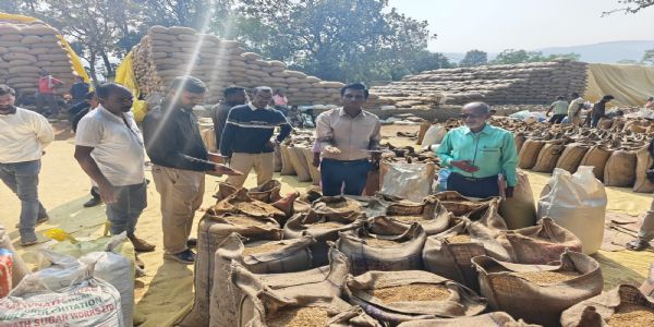 पोड़ी उपरोड़ा में धान उपार्जन केंद्र पर बड़ी कार्रवाई, 12 किसानों से 1000 क्विंटल रकबा समर्पण, अमानक धान की वापसी शुरू