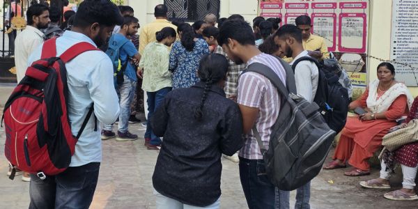 सात परीक्षा केन्द्रों पर हुई अवर निरीक्षक पद की प्रारंभिक लिखित परीक्षा