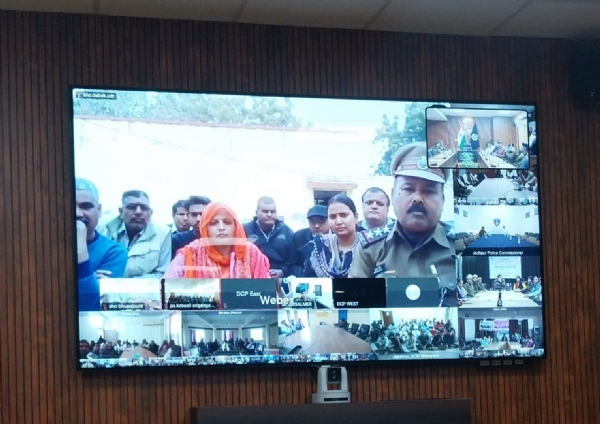 राजस्थान पुलिस  के राज्य स्तरीय ऑनलाइन जनसंवाद में राष्ट्रीय एकता एवं पुलिस कार्यों में जन सहयोग विषय पर हुआ विचार-विमर्श