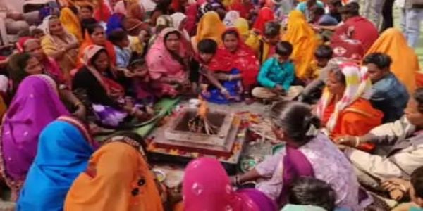 जांजगीर-चांपा में 210 परिवारों की घर वापसी, हिंदू सम्मेलन में हवन-पूजन के साथ हुआ आयोजन