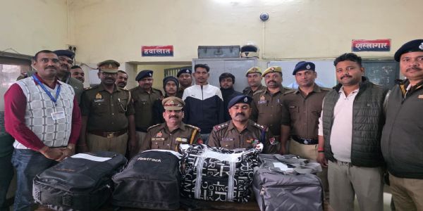 23 किलो 785 ग्राम गांजा के साथ तीन अंतरराज्यीय तस्कर गिरफ्तार, जेल गए