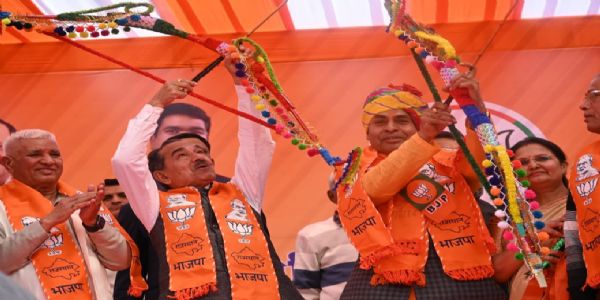 भाजपा एसटी मोर्चा के प्रदेशाध्यक्ष गोपीचंद मीणा ने संभाला पदभार