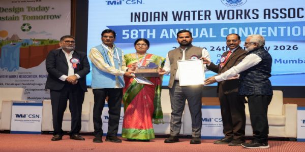 आईवा राष्ट्रीय जल सम्मेलन में उदयपुर के डॉ. अनिल मेहता को मिला प्रतिष्ठित राष्ट्रीय जल निर्मलता पुरस्कार