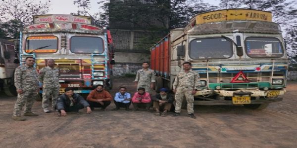 रायगढ़ पुलिस की अवैध कबाड़ पर अब तक की बड़ी कार्रवाई