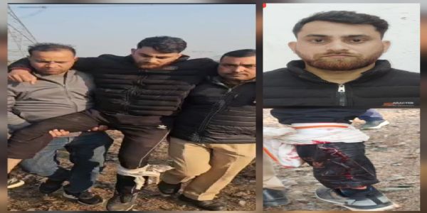 धर्मांतरण मामले का मुख्य आरोपी मुठभेड़ में घायल, तमंचा-कारतूस बरामद