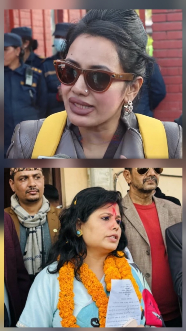 उम्मीदवारी वापस लेने वाली आशिका तामांग और काभिका थापा