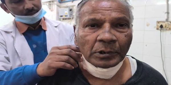 चाइनीज मांझे की चपेट में आकर अधिवक्ता की गर्दन कटी