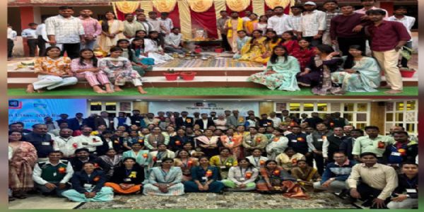 कृषि महाविद्यालय में बसंत पंचमी पर सरस्वती पूजन का किया गया आयोजन