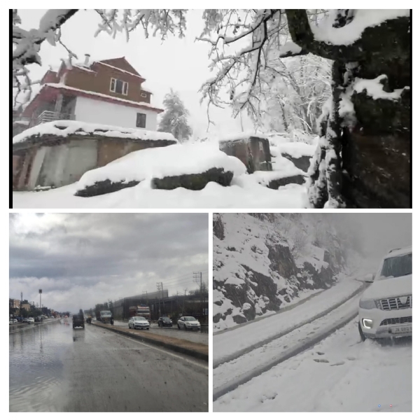 The first rain of the year changed the weather, snowfall in the hilly areas increased the cold, the atmosphere became clear.