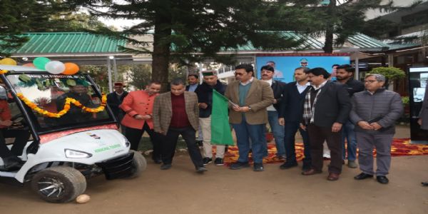 पर्यटन होटलों को मिली गोल्फ कार्ट की सौगात, आर.एस. बाली ने किया शुभारंभ