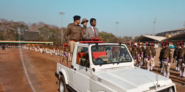 गणतंत्र दिवस के राज्यस्तरीय समारोह की तैयारियां पूरी, मोरहाबादी मैदान में फुल ड्रेस रिहर्सल संपन्न