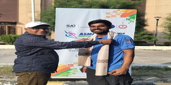 ज्वाला देवी गंगापुरी के पूर्व छात्र राज पाण्डेय का भारतीय सॉफ्ट टेनिस टीम में चयन