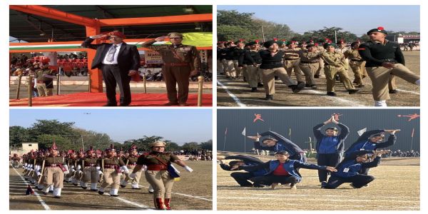 फुल ड्रेस रिहर्सल में डीसी कठुआ ने फहराया तिरंगा, परेड टुकड़ियों की सलामी ली