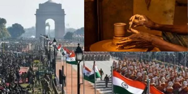 26 जनवरी को कर्तव्य पथ पर परेड का प्रतीकात्‍मक चित्र