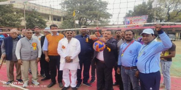 महेवा, मांडा ने जीता मृत्युंजय प्रताप वॉलीबाल प्रतियोगिता का उद्घाटन मैच