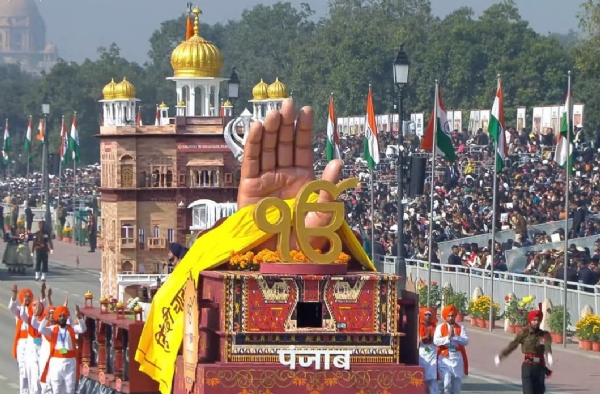 गणतंत्र दिवस के अवसर पर कर्तव्य पथ पर पंजाब की झांकी