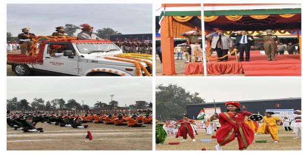 कठुआ में 77वां गणतंत्र दिवस हर्षोल्लास और देशभक्ति के साथ मनाया गया, मंत्री सतीश शर्मा ने फहराया तिरंगा