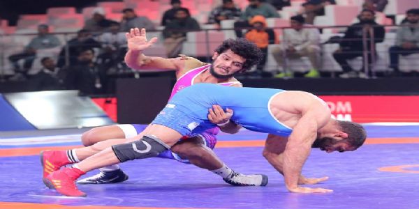 दिल्ली दंगल वॉरियर्स ने टाइगर्स ऑफ मुंबई दंगल्स को 6–3 से हराकर सेमीफाइनल की दौड़ में बनाई जगह दिल्ली दंगल वॉरियर्स ने टाइगर्स ऑफ मुंबई दंगल्स को 6–3 से हराकर सेमीफाइनल की दौड़ में बनाई जगह