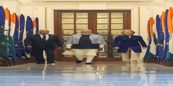 प्रधानमंत्री के साथ यूरोपीय नेता