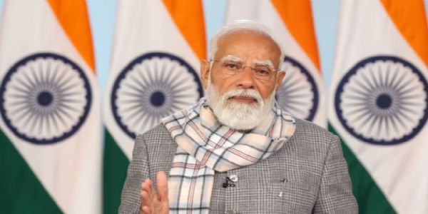 प्रधानमंत्री नरेन्द्र मोदी मंगलवार को वीडियो कॉन्फ्रेसिंग से संबोधित करते हुए प्रधानमंत्री नरेन्द्र मोदी मंगलवार को वीडियो कॉन्फ्रेसिंग से संबोधित करते हुए