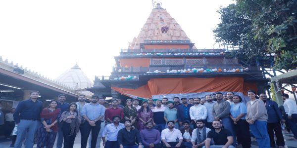 उज्जैन: भारत सरकार के माय भारत विभाग के 36 अधिकारियों ने जानी महाकाल मंदिर की व्यवस्था