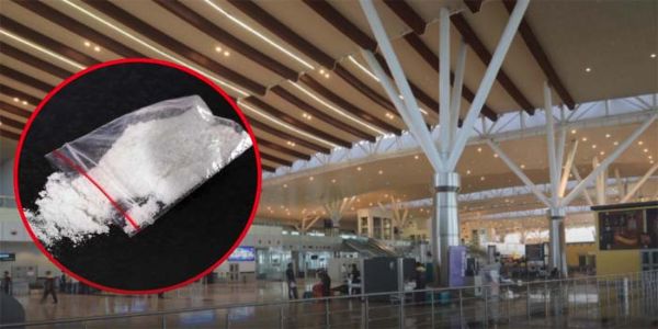 छत्तीसगढ़ के माना एयरपाेर्ट पर काेकीन के साथ नाइजीरियन युवक गिरफ्तार