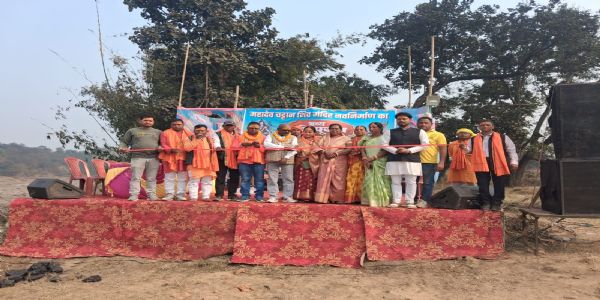 शिव मंदिर का हुआ भूमि पूजन