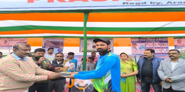 अमन मिश्रा मेमोरियल इंडो नेपाल टी-20 क्रिकेट में पूर्णिया ने जोगबनी को 90 रनों से किया पराजित