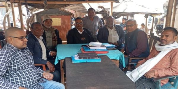 हड़ताल की सफलता के लिए हुई मजदूर संगठनों की संयुक्त बैठक