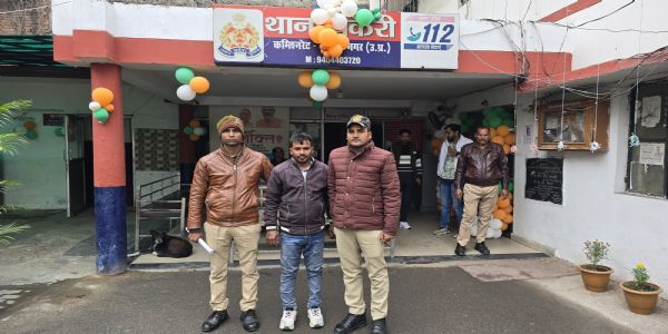 पुलिस के हत्थे चढ़ा 15 हजार का शातिर इनामी बदमाश