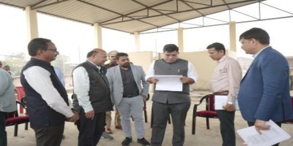 कोरबा : कलेक्टर ने पाली महोत्सव की तैयारियों का किया स्थल निरीक्षण