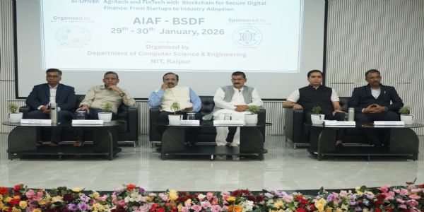 एनआईटी रायपुर में ‘एआई आधारित एग्रीटेक और फिनटेक’ पर दो दिवसीय राष्ट्रीय कार्यशाला का शुभारंभ