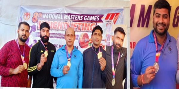 8वें मास्टर नेशनल गेम्स में जम्मू-कश्मीर के मास्टर्स खिलाड़ियों का शानदार प्रदर्शन