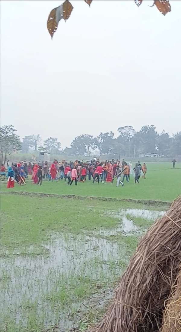 भूमि नापजोख के दौरान बवाल, सरकारी अमले पर जानलेवा हमला