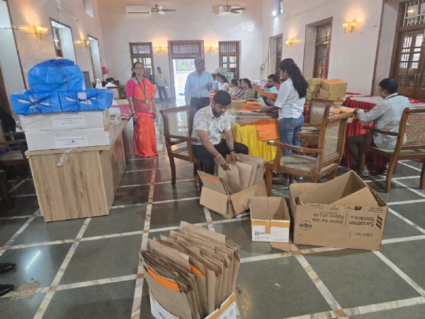 Polling material sent polling station